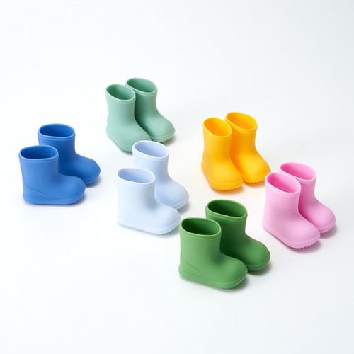 软胶雨靴BJD6分BJD娃鞋