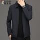 商务休闲爸爸装 新款 翻领行政夹克老干部外套中老年秋季 啄木鸟男士