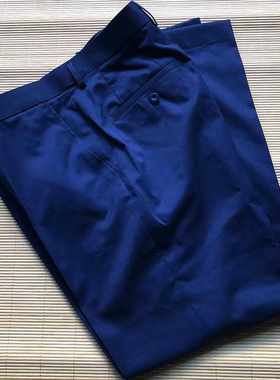 夏备勤服单裤火焰蓝春秋夏季男裤