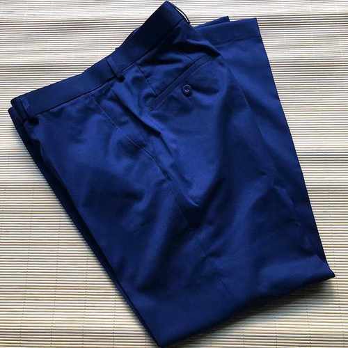 夏备勤服单裤火焰蓝春秋夏季男裤
