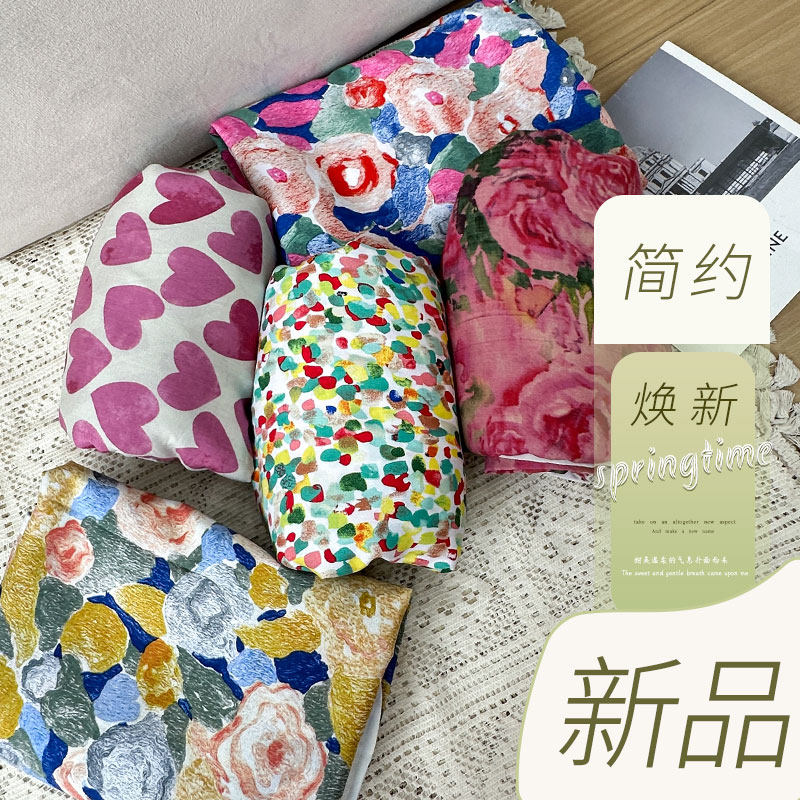 大号薄款棉绸盖毯纱布夏凉毯子夏季凉感双层人造棉薄被子毛巾被