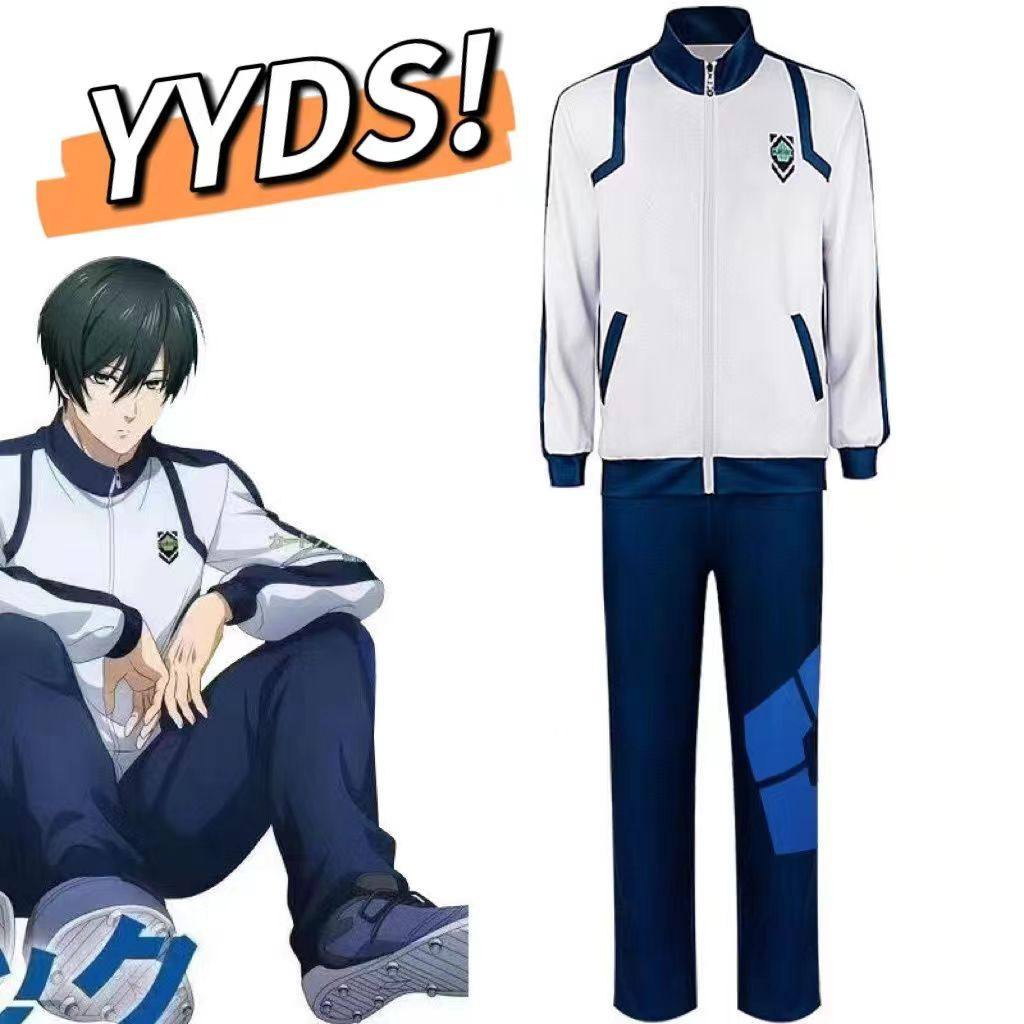 蓝锁cos服动漫BlueLock御影玲王洁世一蜂乐回运动服球衣校服外套