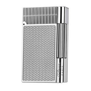 S.T.Dnqnot朗声打火机充丁烷气体纯黄铜个性侧滑盖茨比声音清脆