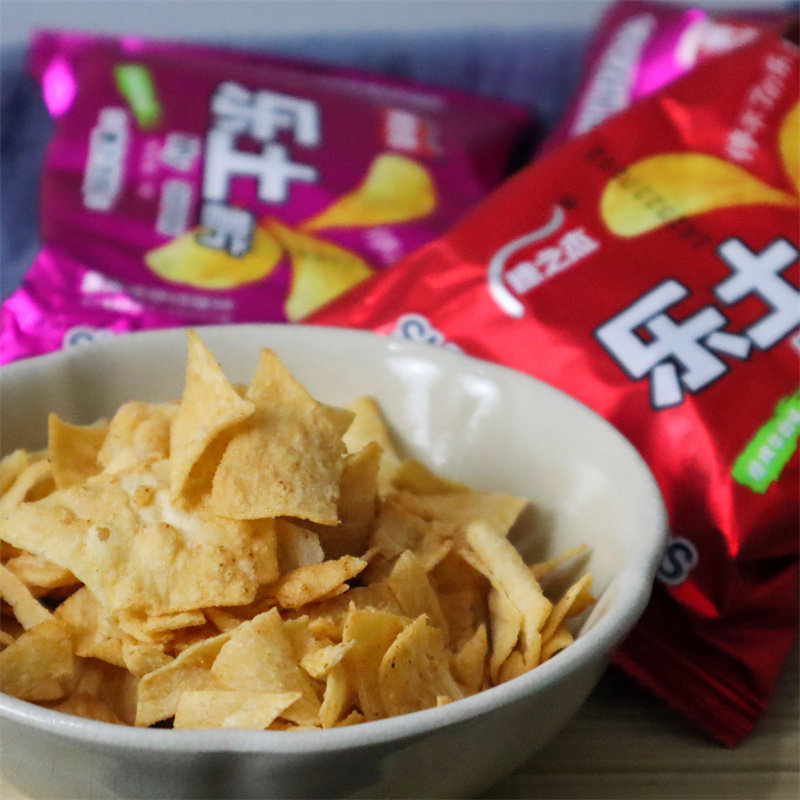 穗之杰烧烤牛肉味薯片薄片土豆干办公室休闲小吃儿时怀旧网红零食