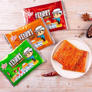 海之军红绿灯辣条小面筋辣片重庆风味8090后儿时回忆怀旧休闲零食