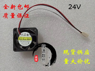 三洋 9WF0424F6D03 24V 0.076A 发那科FANUC系统三针散热风扇4020