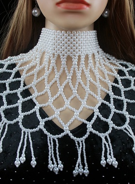 欧美夸张披肩项链女百搭汉服颈链
