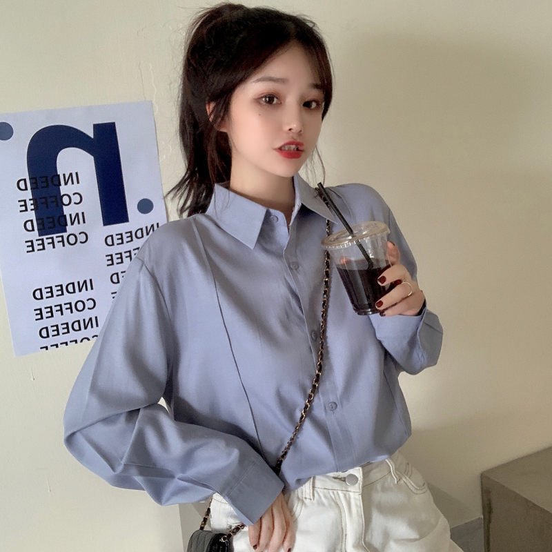 New relaxed solid color niche design shirt in spring