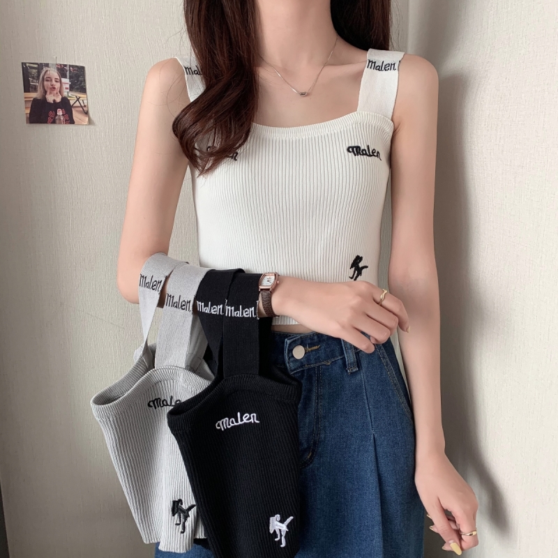 實拍實價#美背吊帶女裝內搭裹胸背心女打底抹胸設計感小眾外穿夏