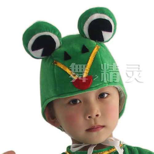 话剧动物小蝌蚪找妈妈青蛙儿童演出帽子成人聚会学生舞蹈表演头饰
