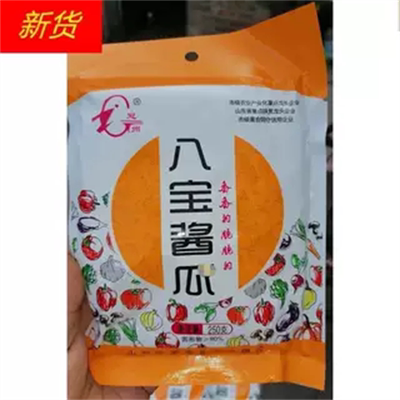 新日期 冠州八宝酱黄瓜/蜜汁脆瓜酱菜泡菜香辣可口秘制下饭菜袋装