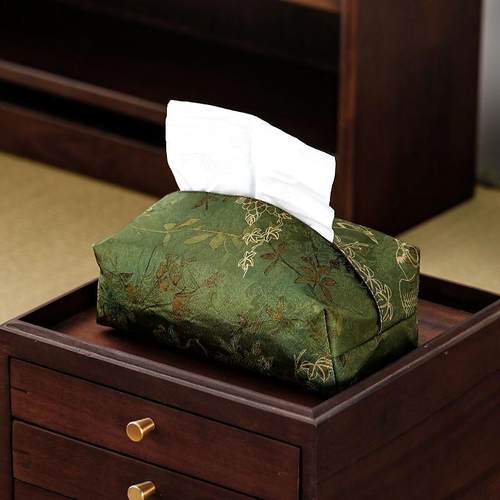 纸巾盒中式中国风茶室家用装饰防尘收纳新中式高级纸巾盒