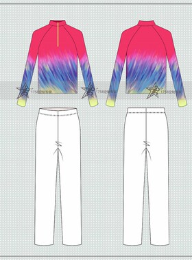 1758上海服装定制/中小学广播体操比赛服装/工间操表演套装A69998