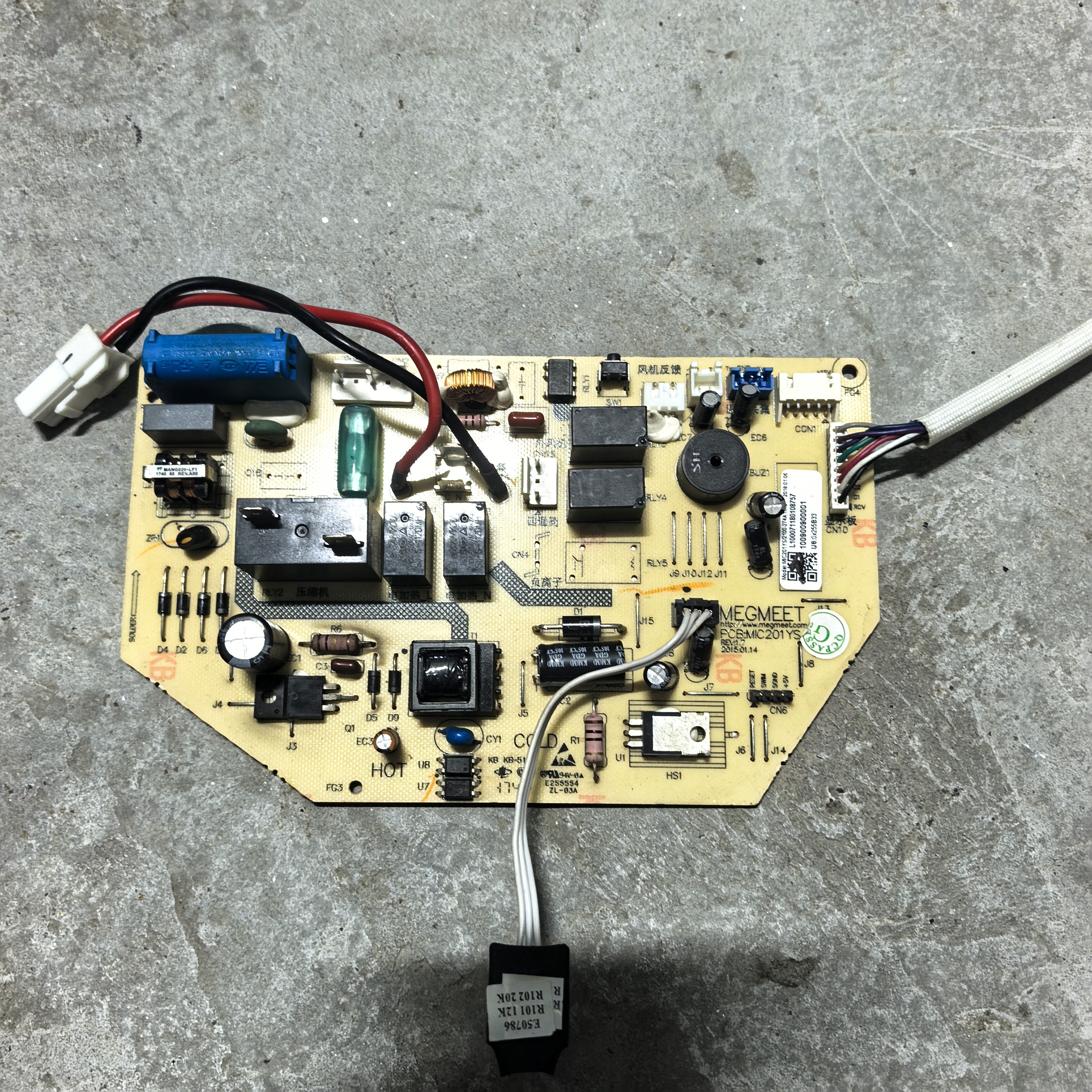 新科空调 惠而浦空调内机电脑板 主板 MODEL:MIC201YS