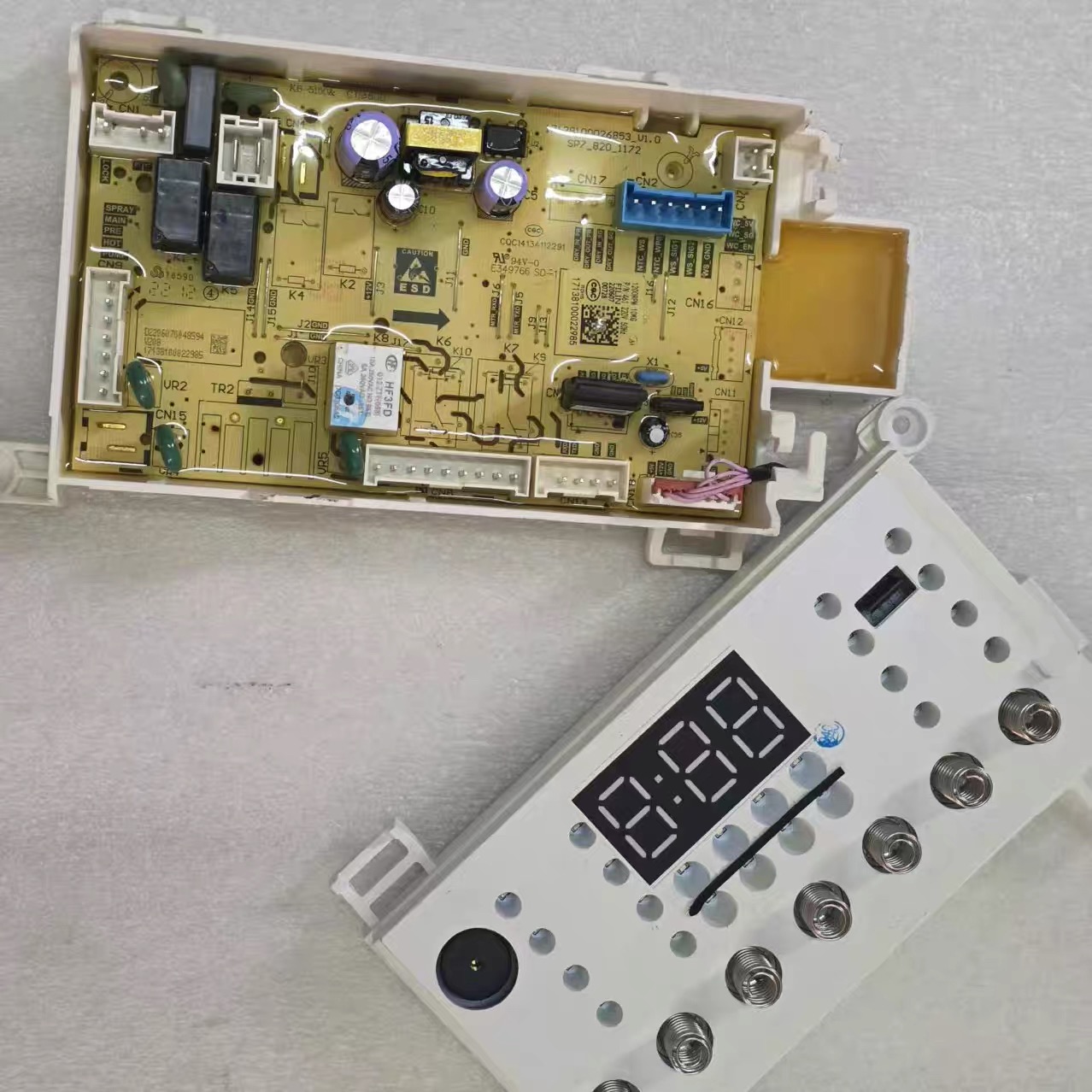 小天鹅洗衣机TG100V23WDY电脑电源控制主板 17138100022985显示板