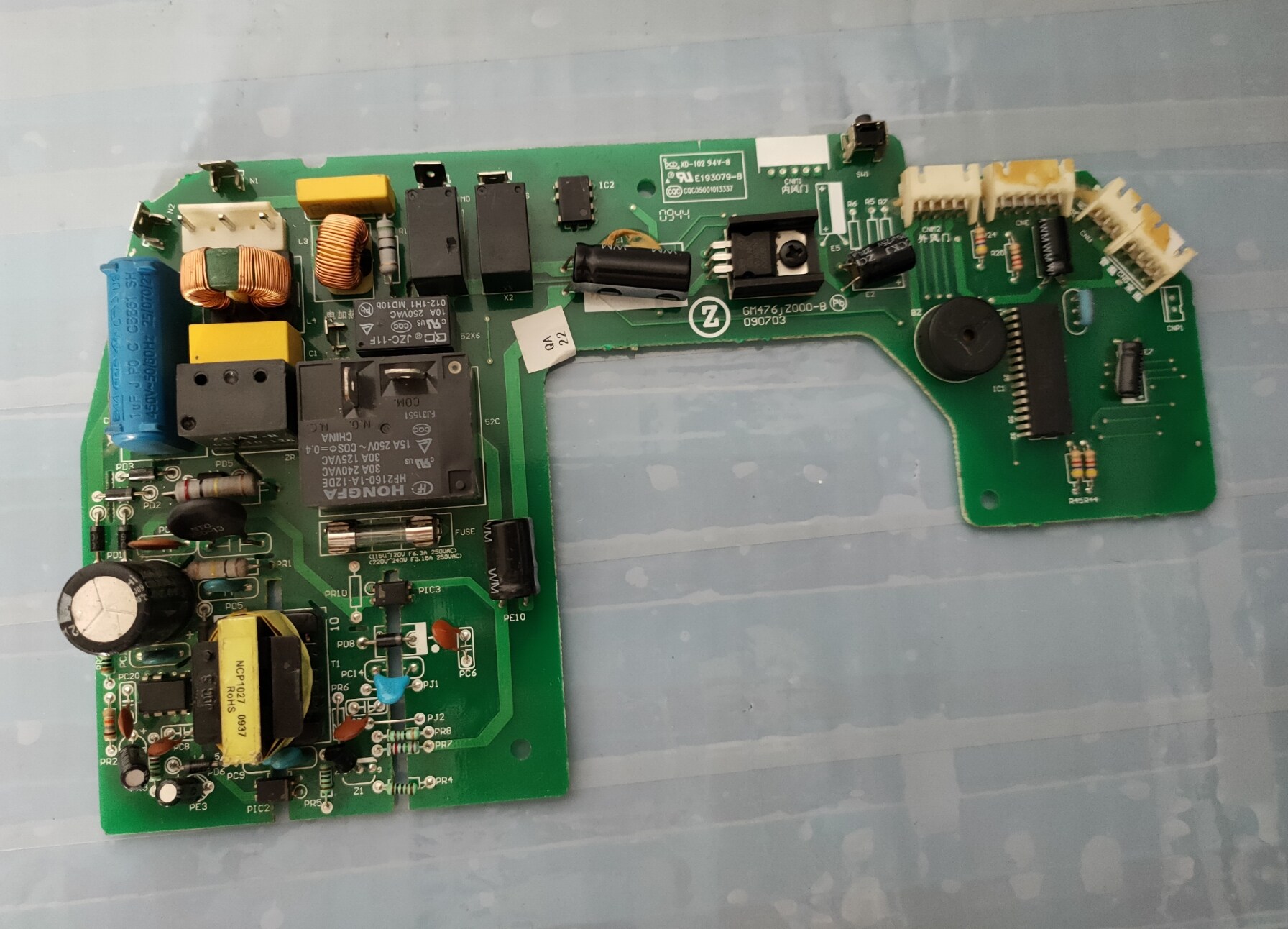 志高内机空调配件电脑板电路板 控制主板GM476JZ000 B 76 4E6冷暖