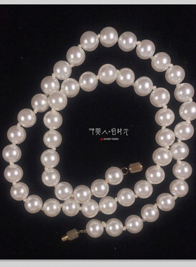圆珍珠项链 予美人vintage