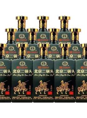 永丰牌北京二锅头黑瓶黑骑士42/52度500ml清香型白酒