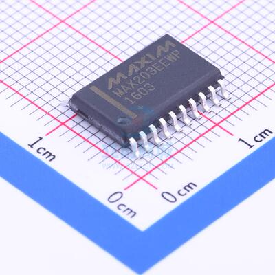 RS232芯片 MAX203EEWP+G36 SOIC-20 MAXIM(美信)