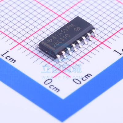 RS-485/RS-422芯片 AM26C31QDRG4 SOIC-16_150mil TI 全新原装进