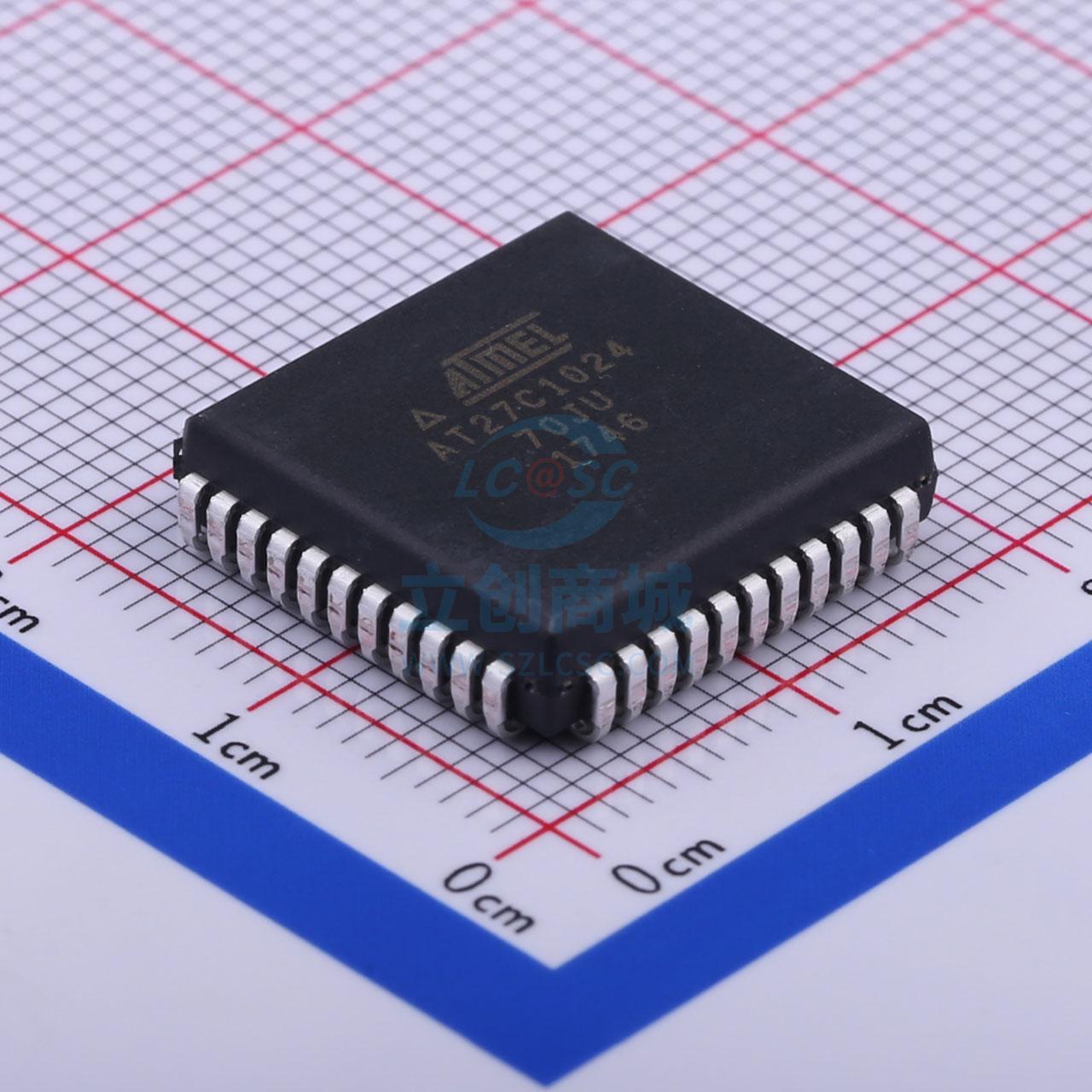 非易失性存储器(ROM) AT27C1024-70JU PLCC-44 MICROCHIP(美国微
