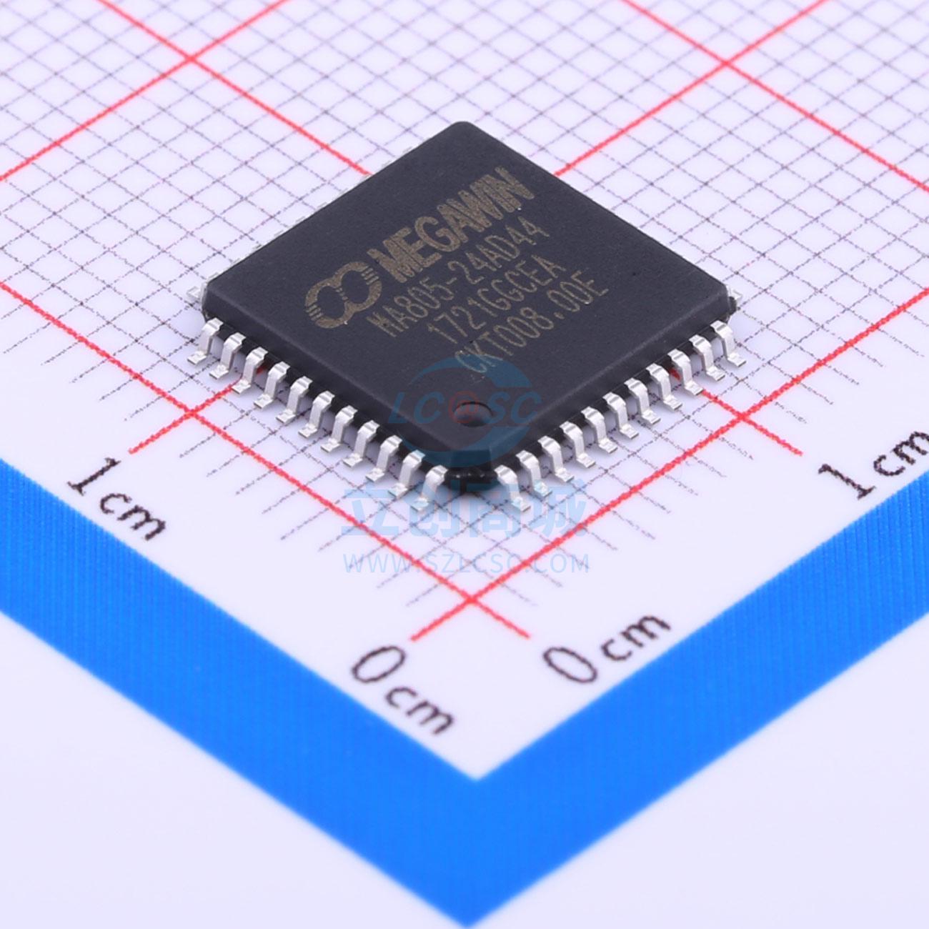 单片机(MCU/MPU/SOC) MA805-24AD44 LQFP-44_10x10x08P  全新原装