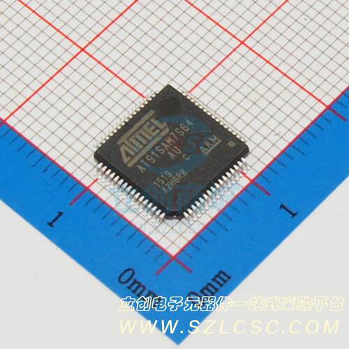 AT91SAM7S64C-AU LQFP-64_10x10x05P 全新原装进口