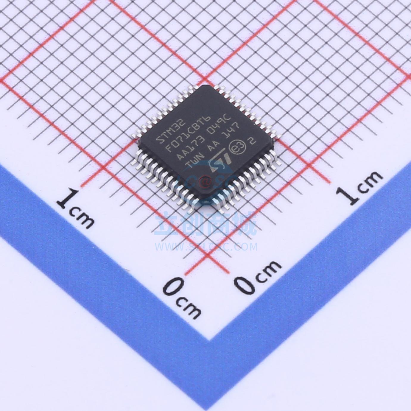 单片机(MCU/MPU/SOC) STM32F071CBT6TR LQFP-48(7x7) ST 全新原装