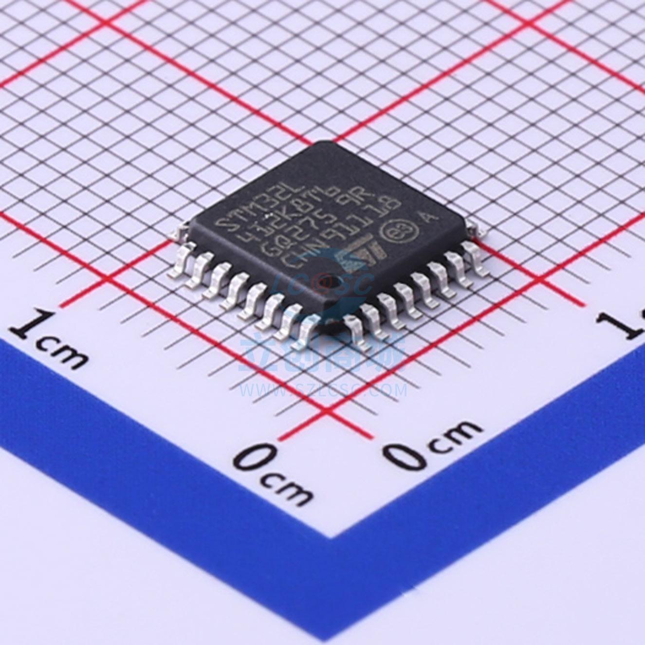 单片机(MCU/MPU/SOC) STM32L412K8T6 LQFP-32 ST 全新原装进口