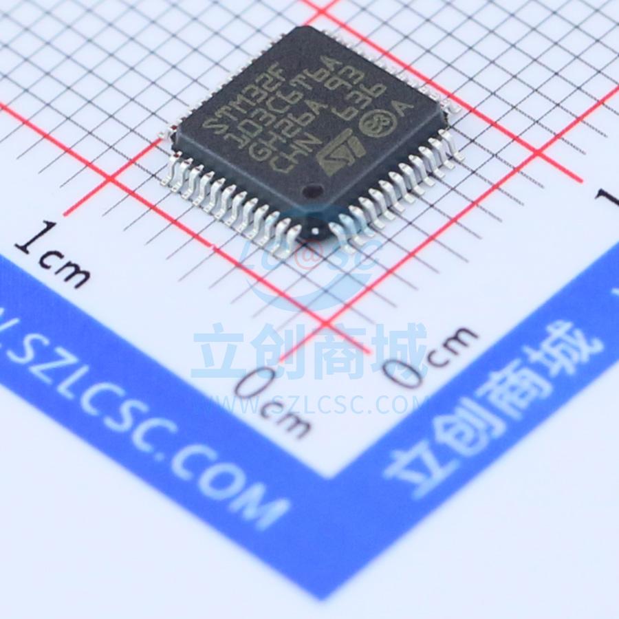 单片机(MCU/MPU/SOC) STM32F103C6T6A LQFP-48_7x7x05P ST 全新原