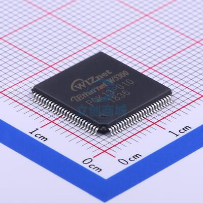 以太网芯片 W5300 LQFP-100_14x14x05P WIZNET