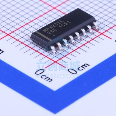 RS232芯片 MAX232EESE+T SOIC-16_150mil MAXIM 全新原装进口