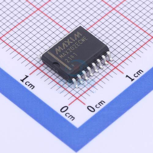 RS232芯片 MAX202ECWE+T SOIC-16 MAXIM 全新原装进口