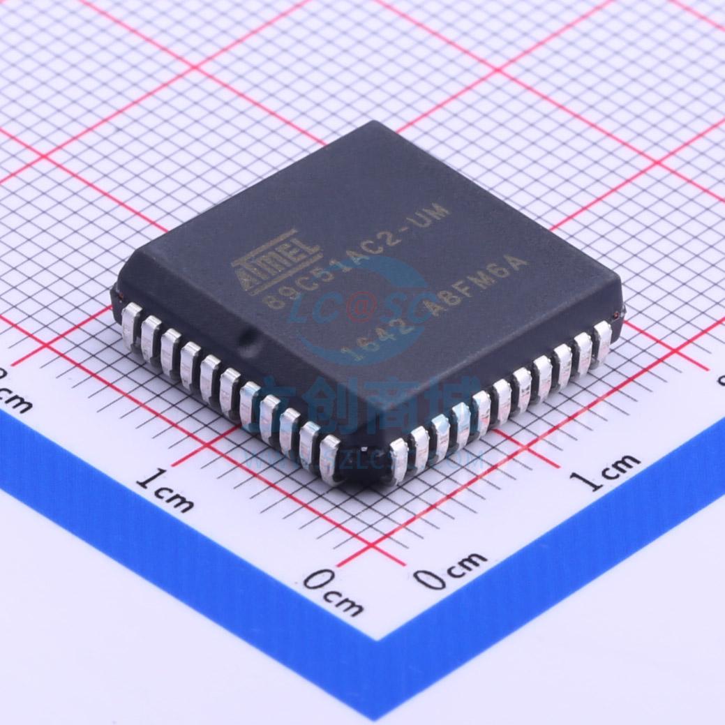 单片机(MCU/MPU/SOC) AT89C51AC2-SLSUM PLCC-44 MIC 全新原装进