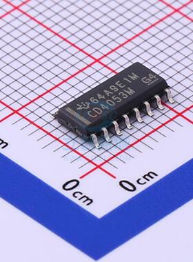 信号开关/编解码器/多路复用器 CD4053BM SOIC-16 TI全新原装进口