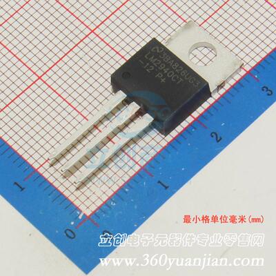 线性稳压器(LDO) LM2940CT-12/NOPB TO-220(TO-220-3) TI 全新原