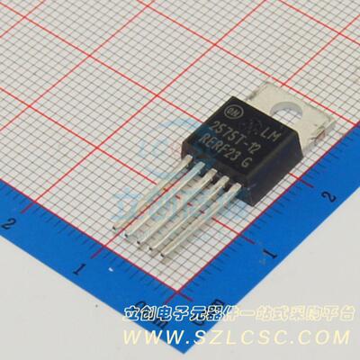 DC-DC电源芯片 LM2575T-12G TO-220-5 onsemi(安森美)