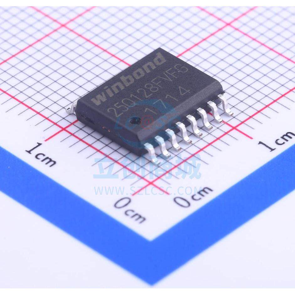 NOR FLASH W25Q128FVFIG SOIC-16_300mil WINBOND(华邦)