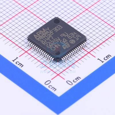单片机(MCU/MPU/SOC) STM32F303RCT7 LQFP-64 ST 全新原装进口