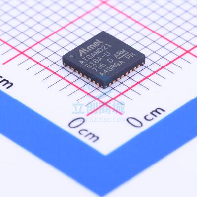单片机(MCU/MPU/SOC) ATSAMD21E18A-MU QFN-32 全新原装进口
