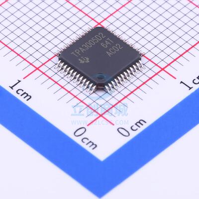 音频功率放大器 TPA3005D2PHPR TQFP-48_7x7x05P TI 全新原装进口