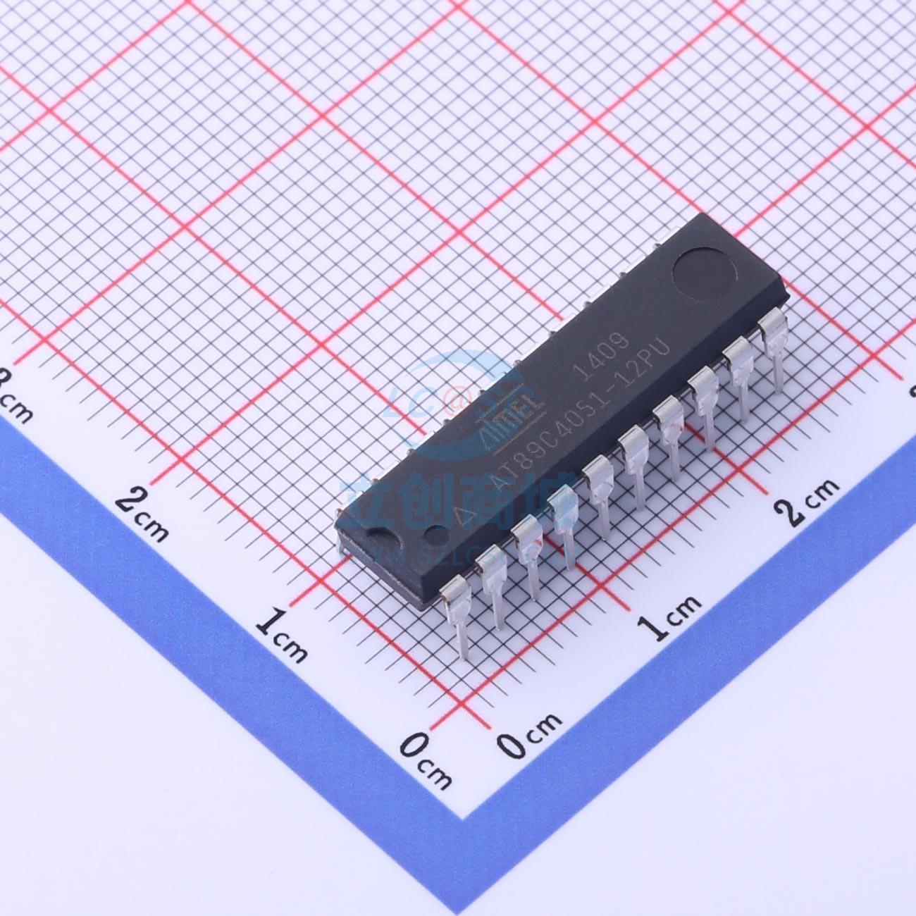 单片机(MCU/MPU/SOC) AT89C4051-12PU PDIP-20 MIC 全新原装进口