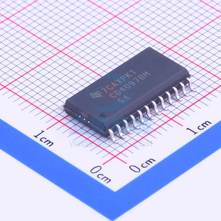 模拟开关/多路复用器 CD4097BM SOIC-24_300mil TI()