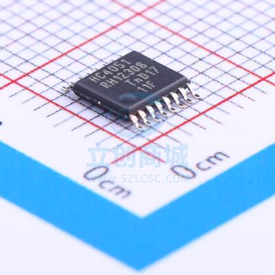 模拟开关/多路复用器 74HC4051PW-Q100,11 TSSOP-16 Nexperia(安