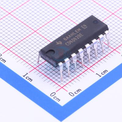 锁存器 CD4042BE DIP-16 TI全新原装进口