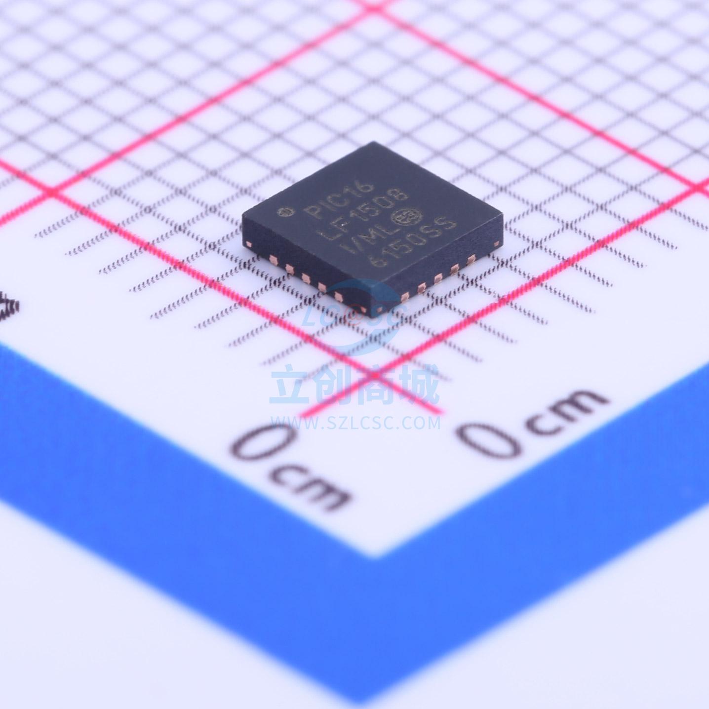 单片机(MCU/MPU/SOC) PIC16LF1508-I/ML QFN-20_4x4x05P MIC 全新