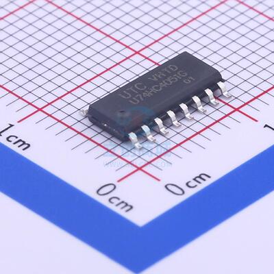 模拟开关/多路复用器 U74HC4051G-S16-R SOP-16_150mil UTC(友顺)