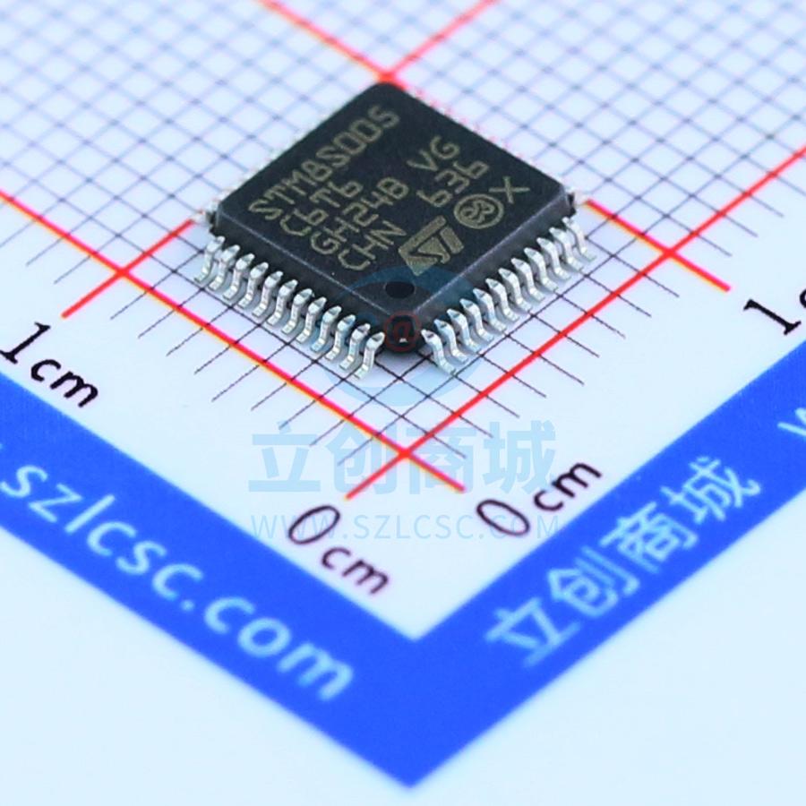 单片机(MCU/MPU/SOC) STM8S005C6T6 LQFP-48_7x7x05P ST 全新原装