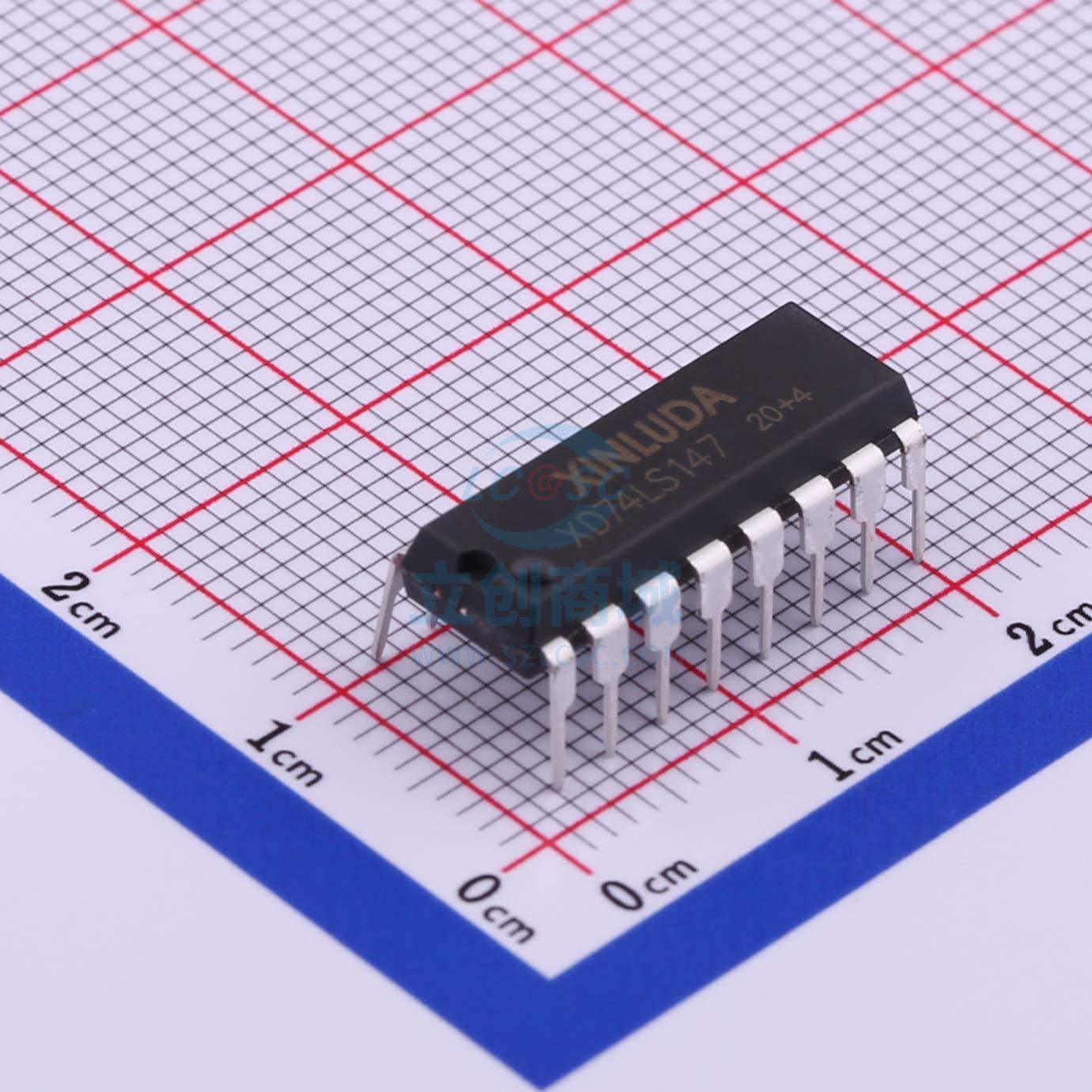 信号开关/编解码器/多路复用器 XD74LS147 DIP-16 XINLUDA(信路达