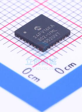单片机(MCU/MPU/SOC) PIC24FV16KA302-I/ML QFN-28_6x6x065P MIC